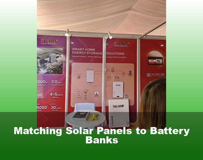 Matching Solar Panels to Battery Banks